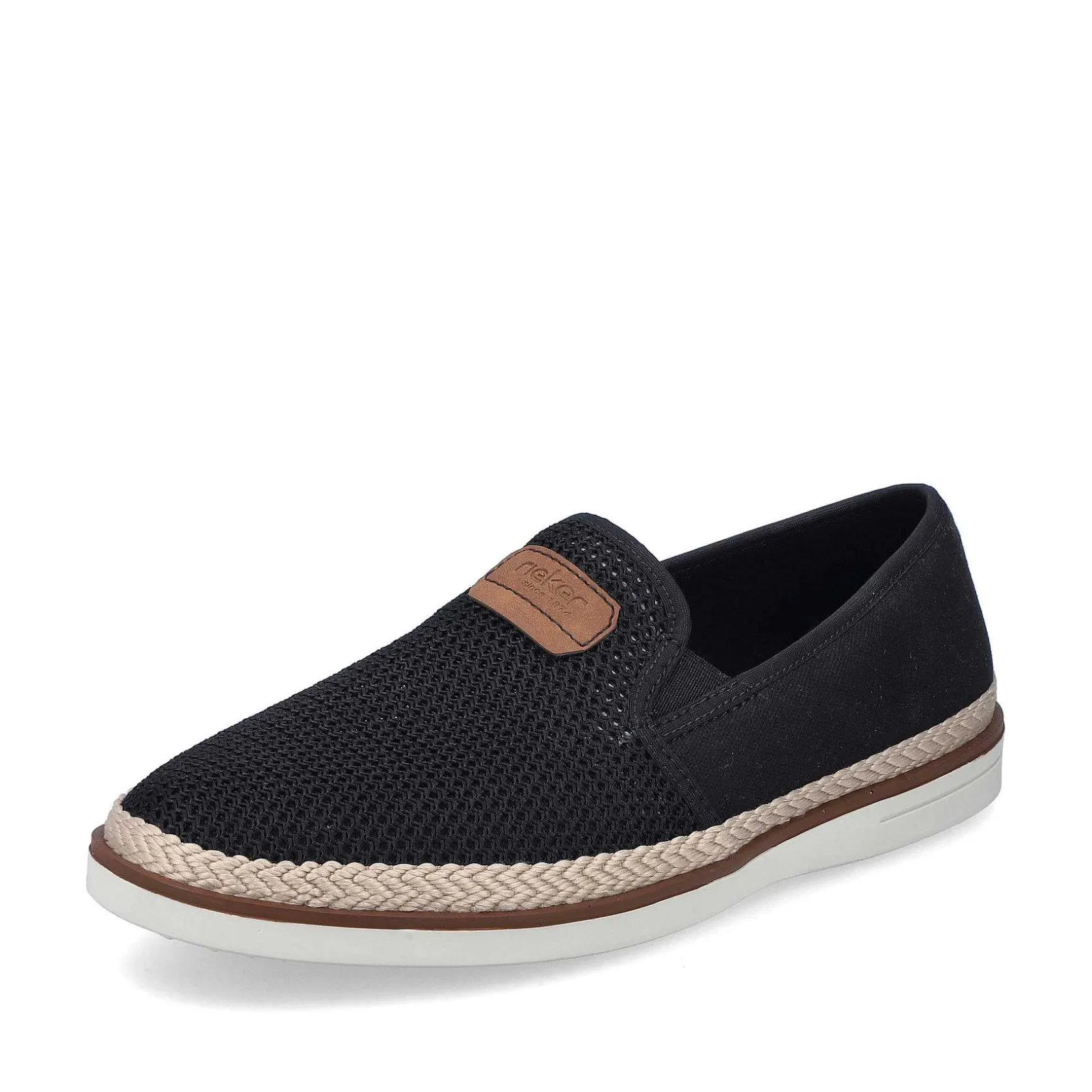 Rieker Summer Shoes-Men'S Slippers Night Black