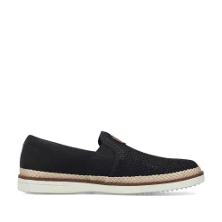 Rieker Summer Shoes-Men'S Slippers Night Black