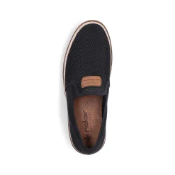 Rieker Summer Shoes-Men'S Slippers Night Black