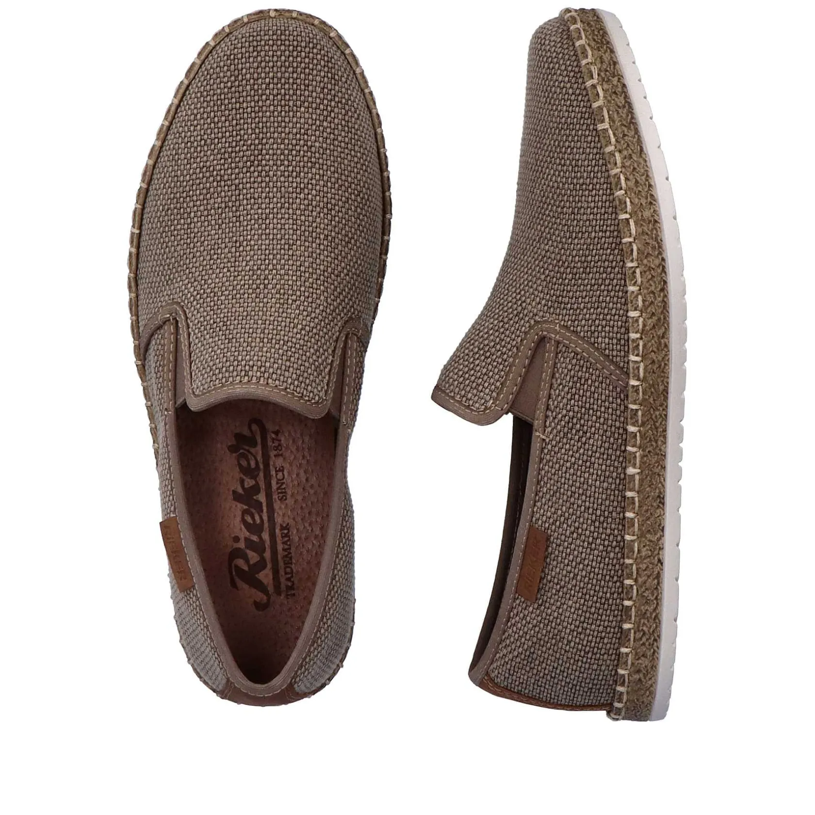 Rieker Summer Shoes-Men'S Slippers, Nut Brown