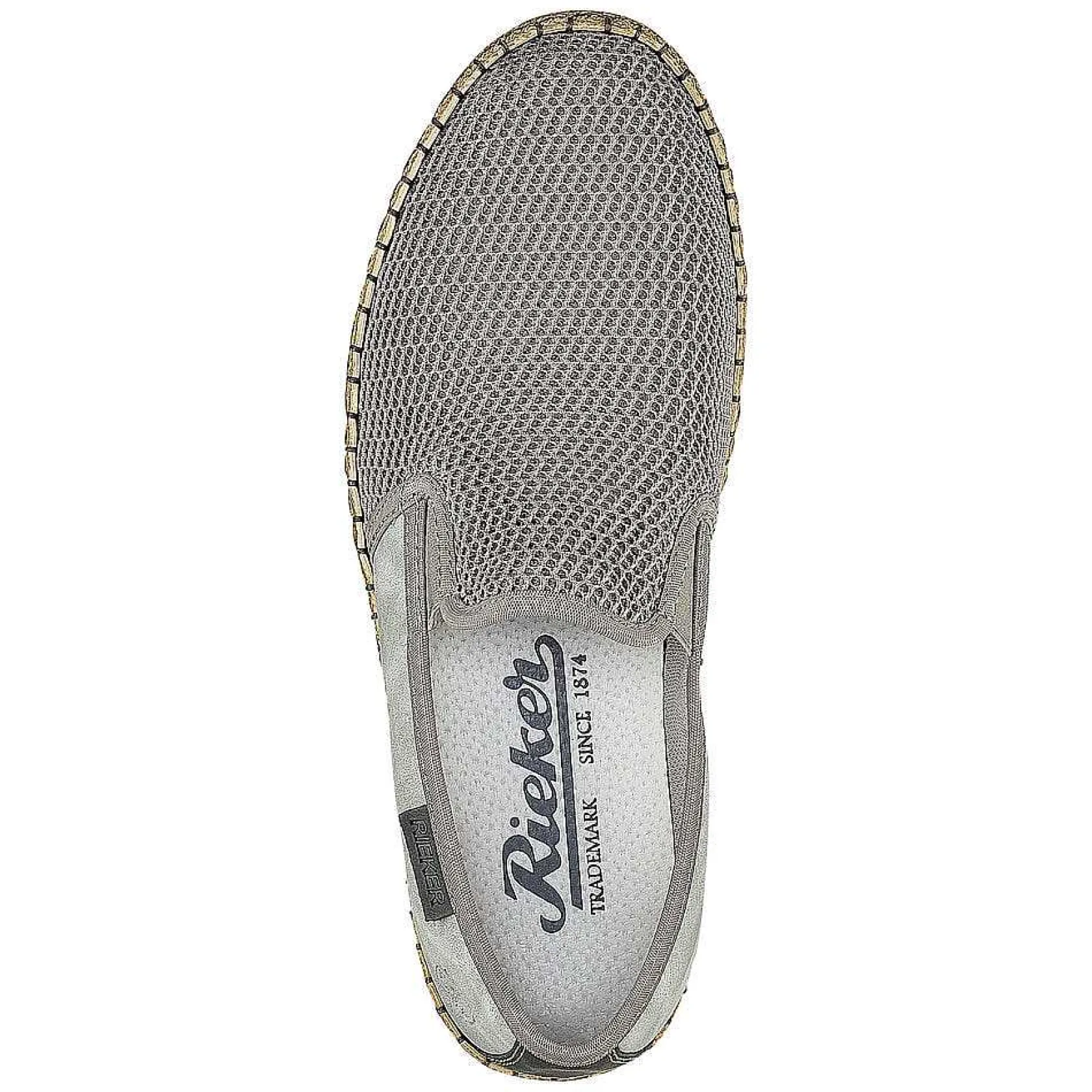 Rieker Summer Shoes-Men'S Slippers Steel Gray
