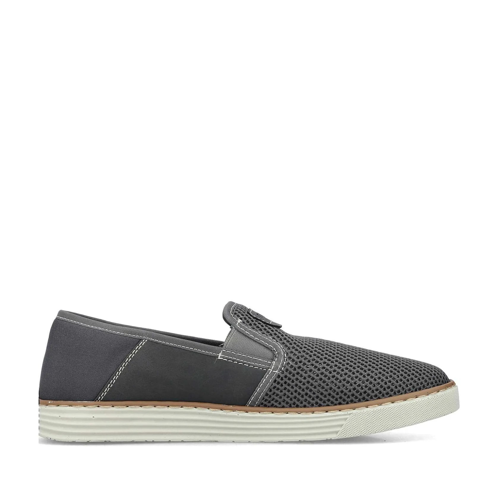 Rieker Summer Shoes-Men'S Slippers Stone Grey