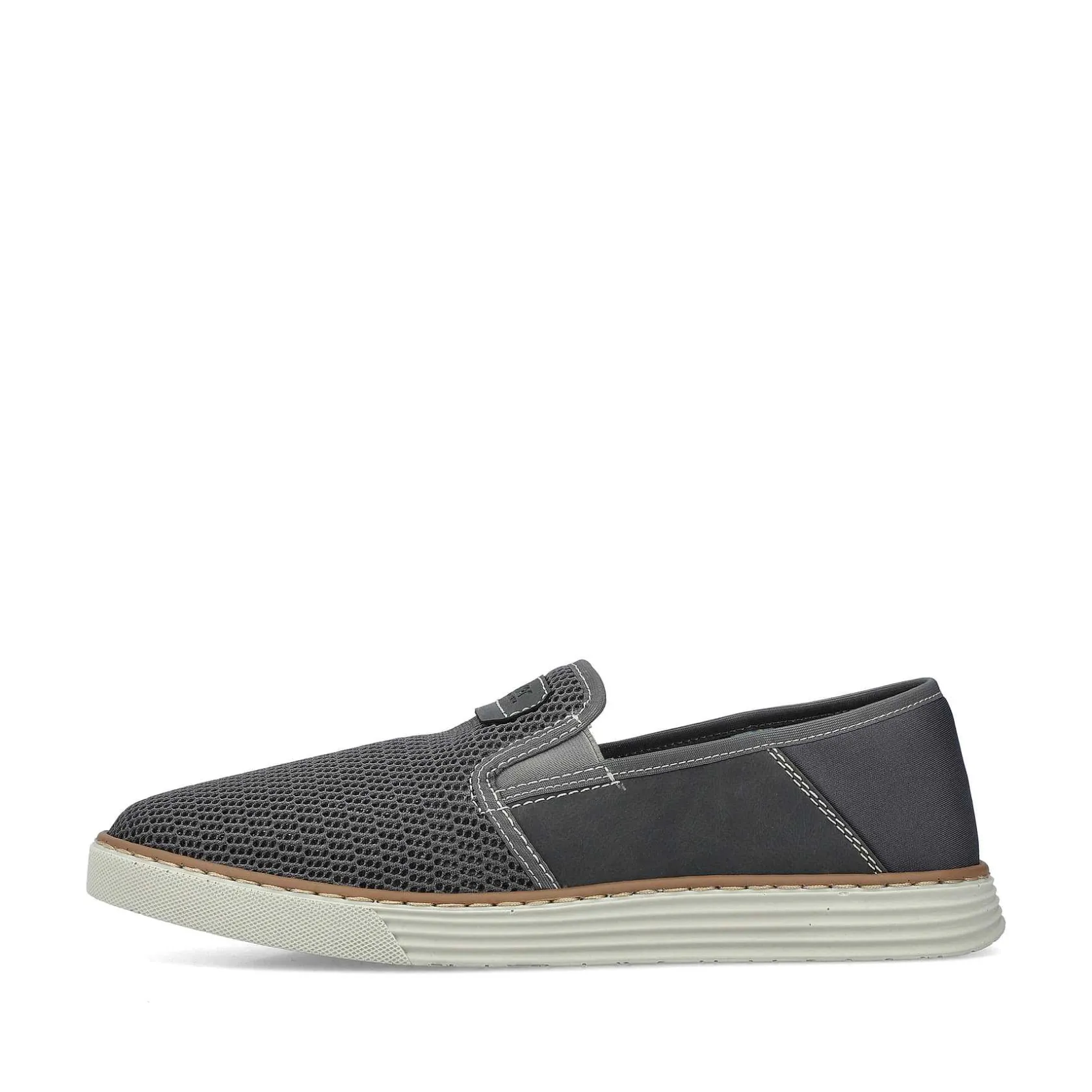 Rieker Summer Shoes-Men'S Slippers Stone Grey