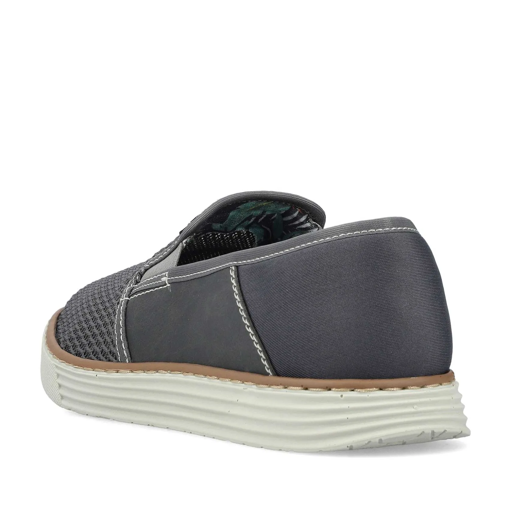 Rieker Summer Shoes-Men'S Slippers Stone Grey