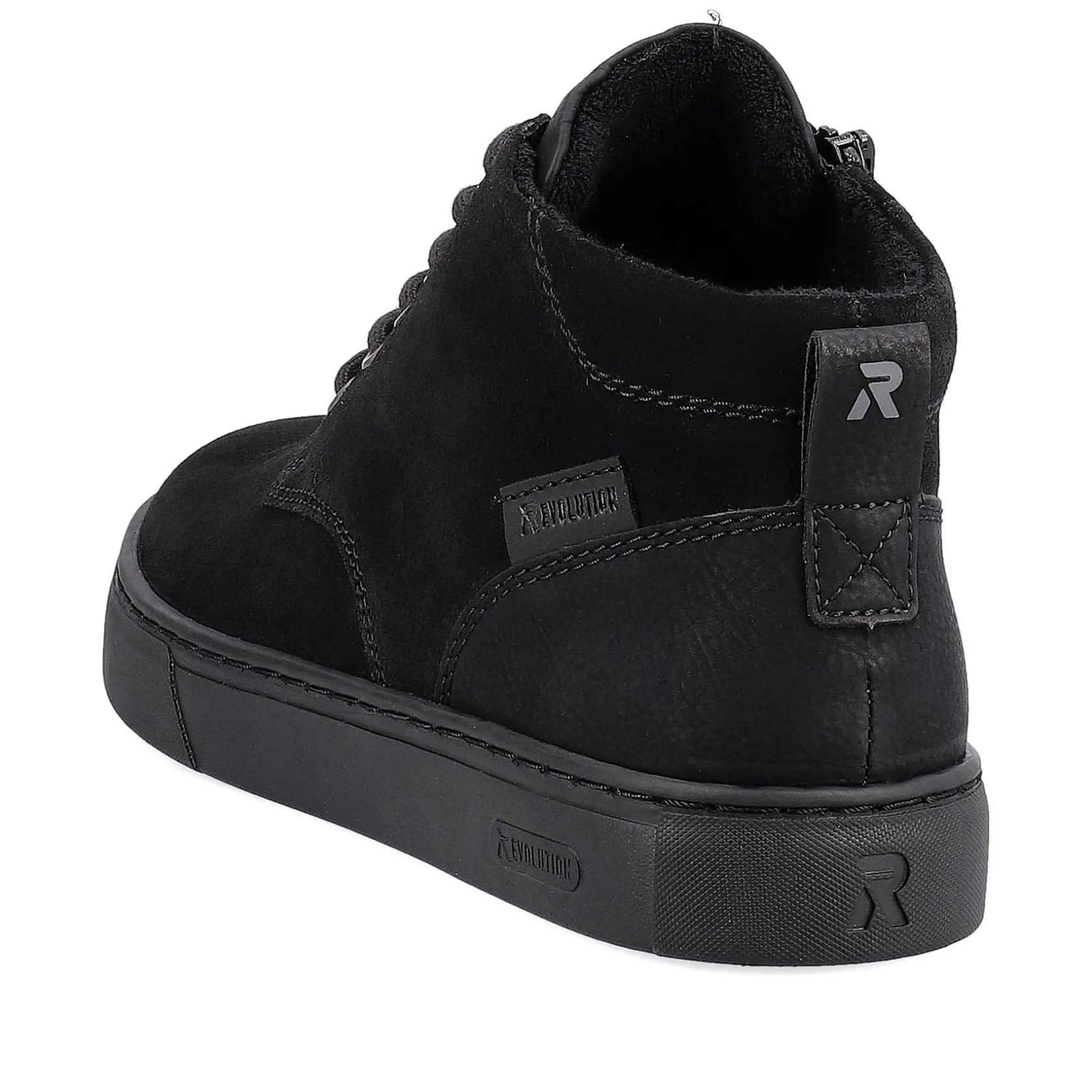 Rieker Sneakers-Men'S Sneaker High Steel Black