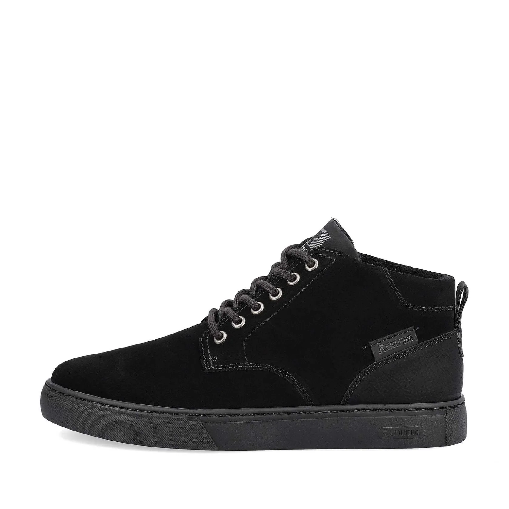 Rieker Sneakers-Men'S Sneaker High Steel Black