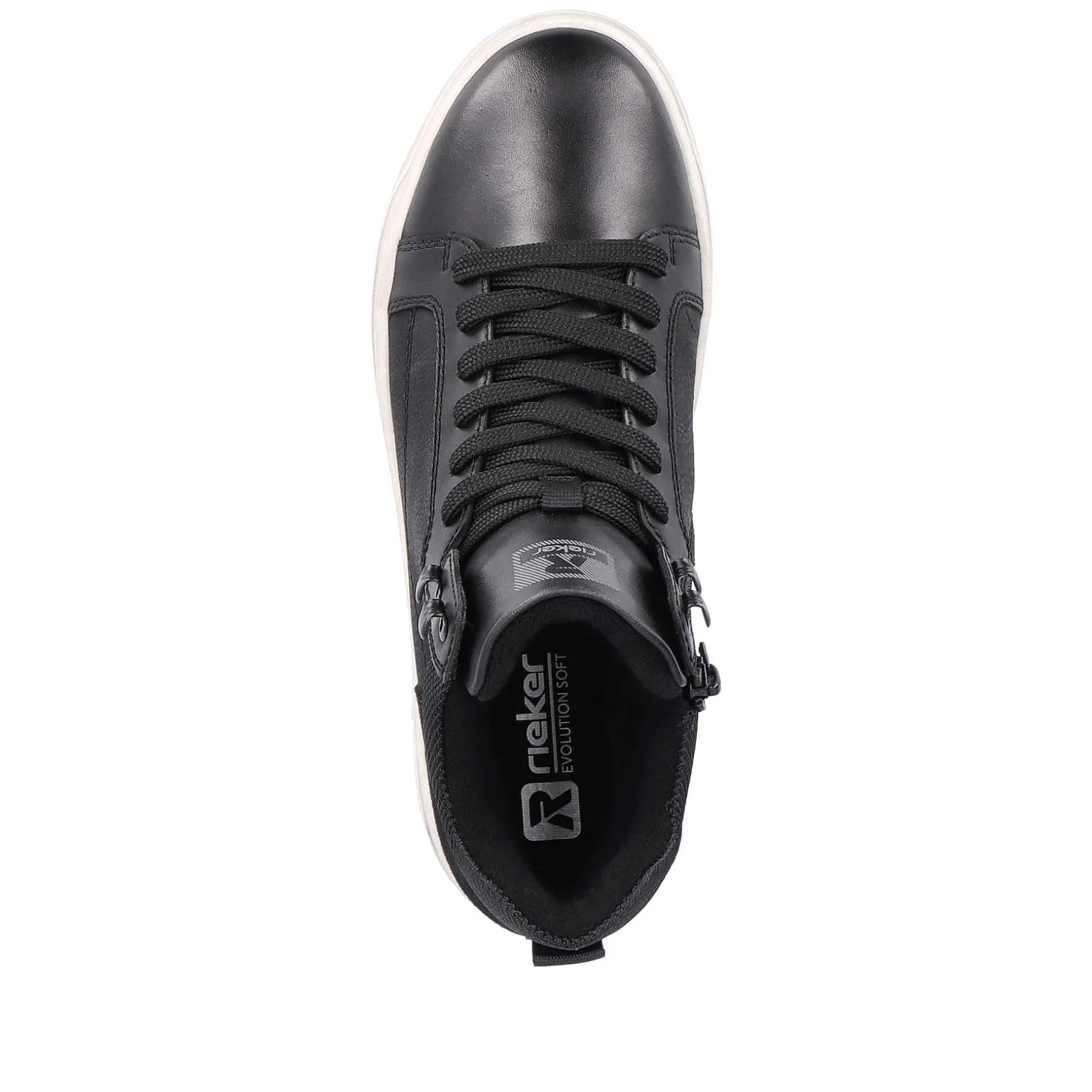 Rieker Sneakers-Men'S Sneaker High Steel Black