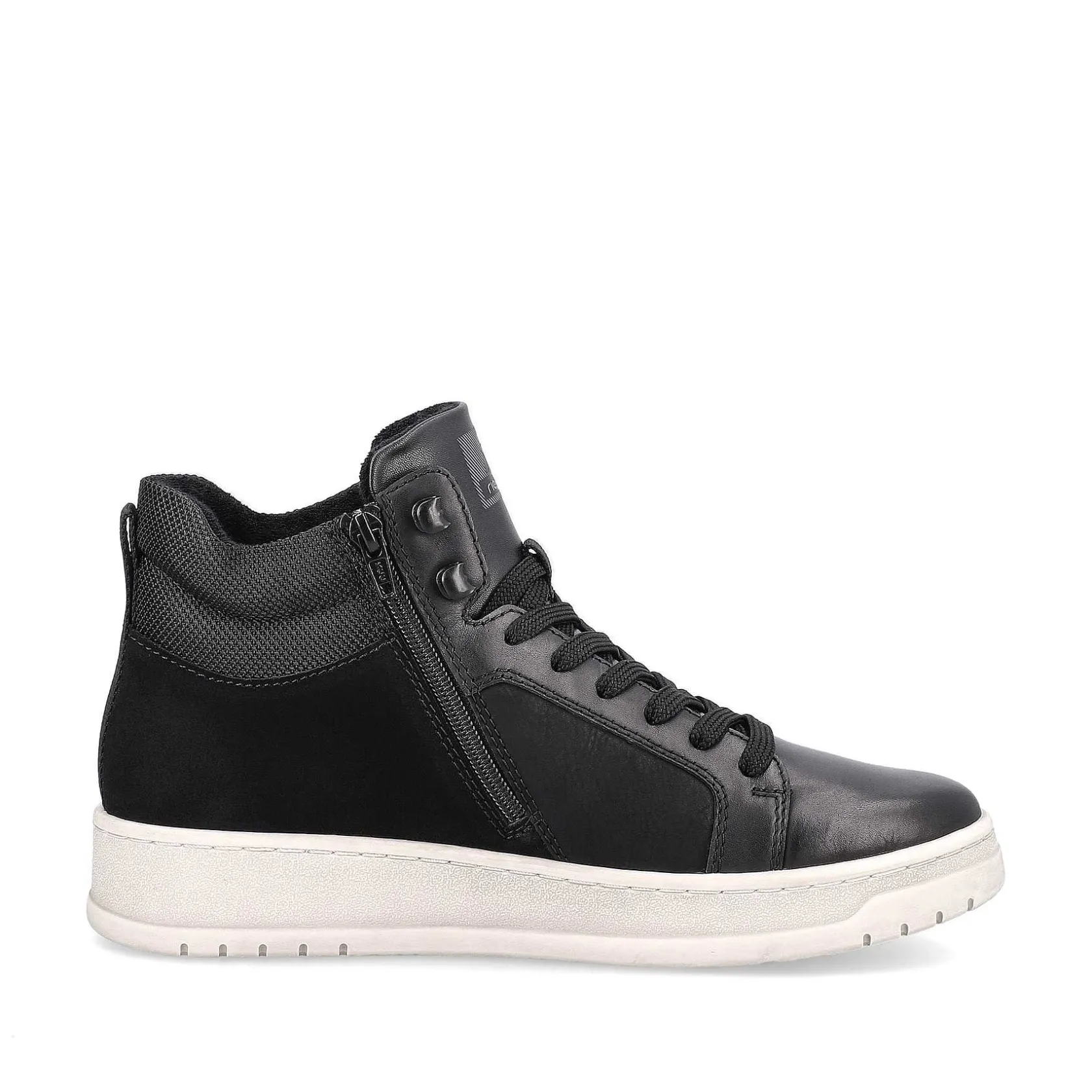Rieker Sneakers-Men'S Sneaker High Steel Black