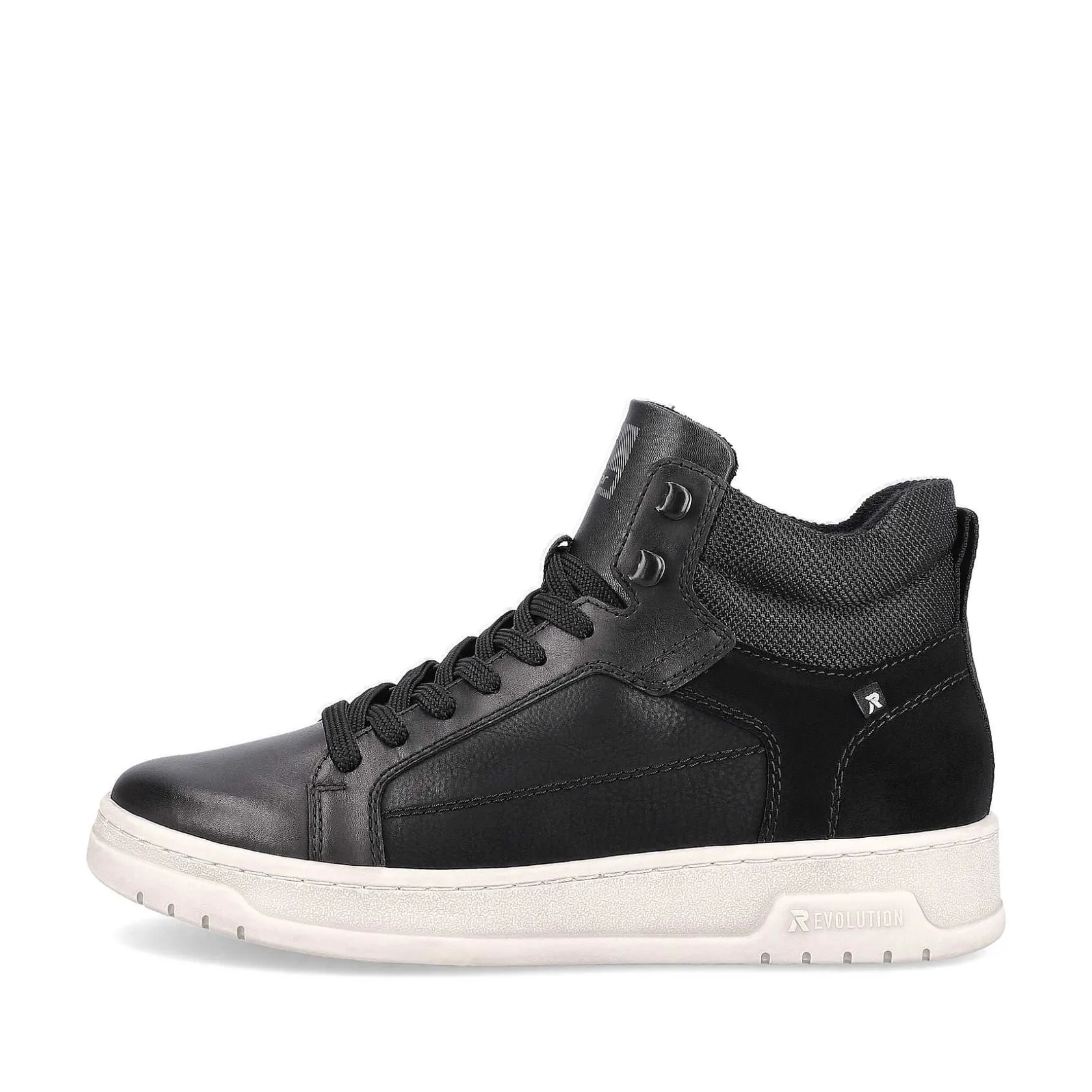 Rieker Sneakers-Men'S Sneaker High Steel Black