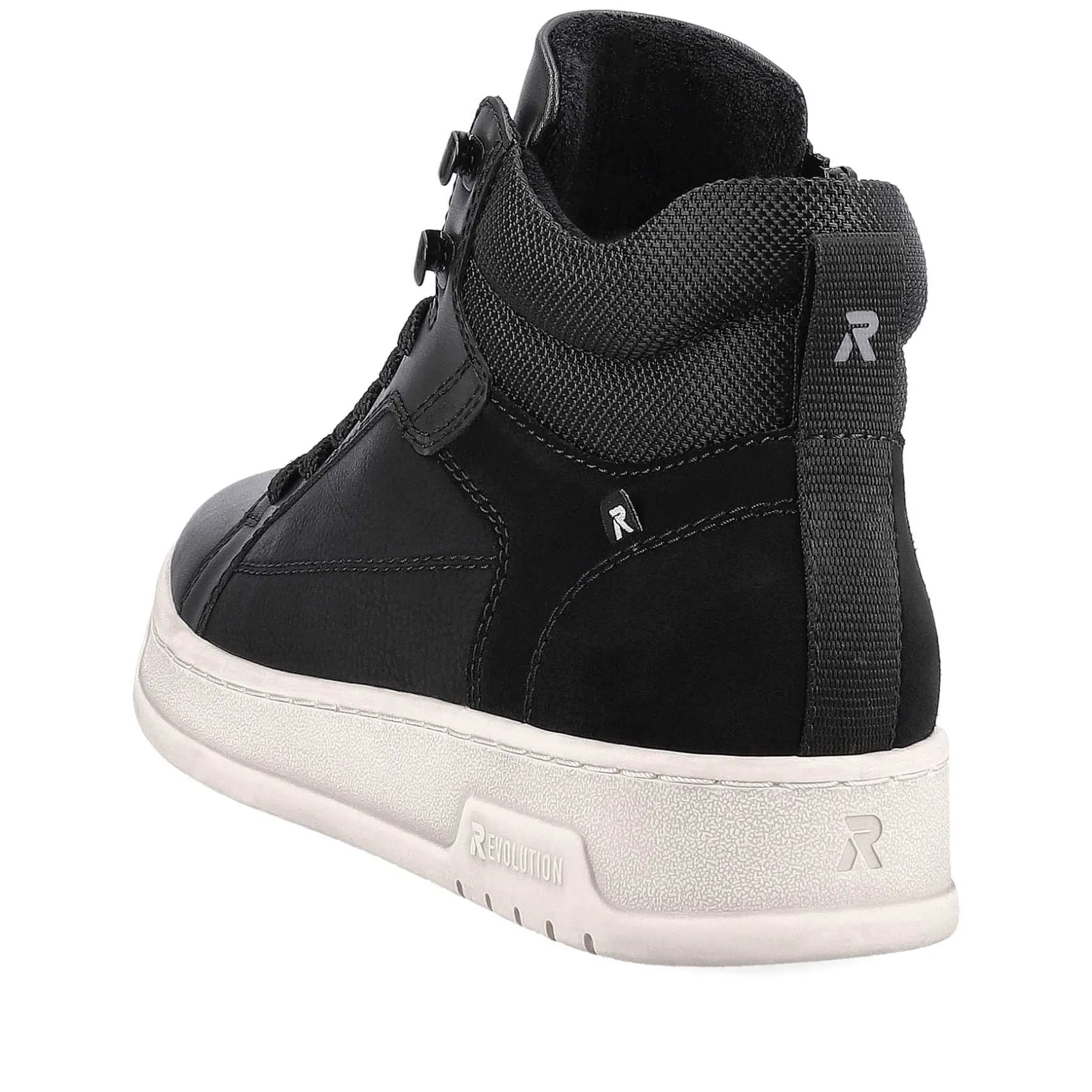 Rieker Sneakers-Men'S Sneaker High Steel Black