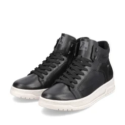 Rieker Sneakers-Men'S Sneaker High Steel Black