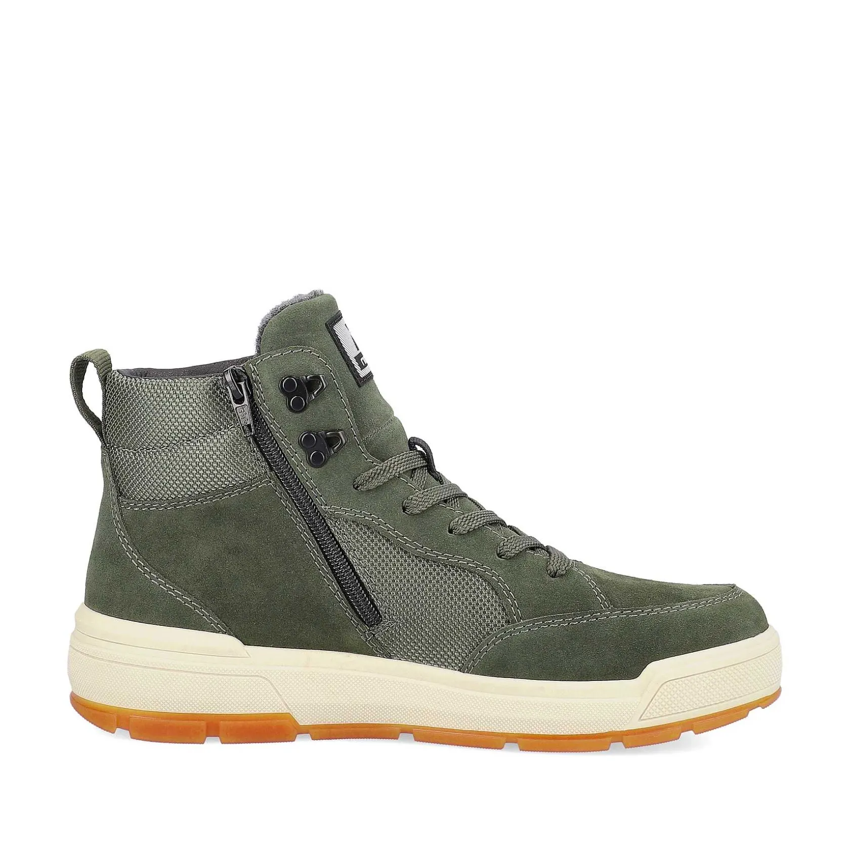 Rieker Sneakers-Men'S Sneaker High Khaki Green