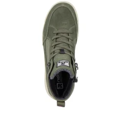 Rieker Sneakers-Men'S Sneaker High Khaki Green