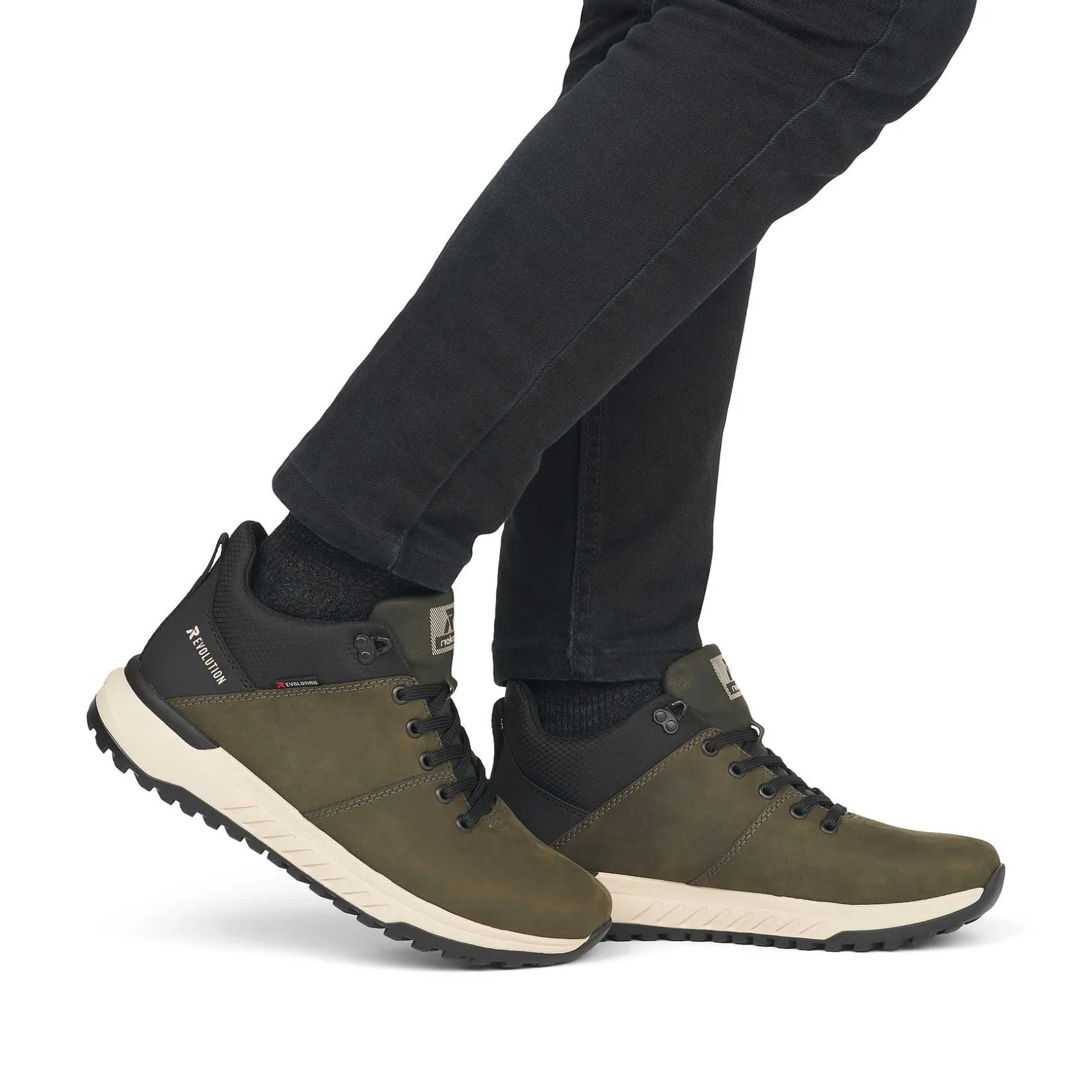 Rieker Sneakers-Men'S Sneaker High Forest Green