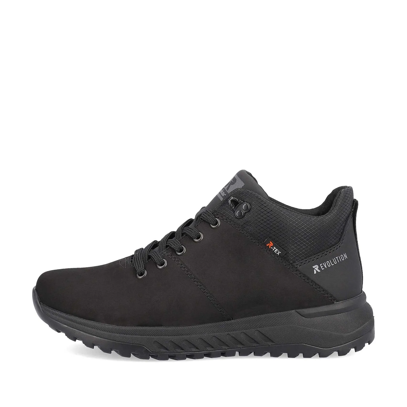 Rieker Sneakers-Men'S Sneaker High Deep Black