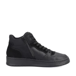 Rieker Sneakers-Men'S Sneaker High Steel Black