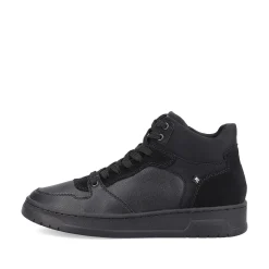 Rieker Sneakers-Men'S Sneaker High Steel Black