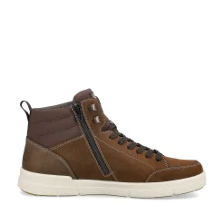 Rieker Sneakers-Men'S Sneaker High Wood Brown