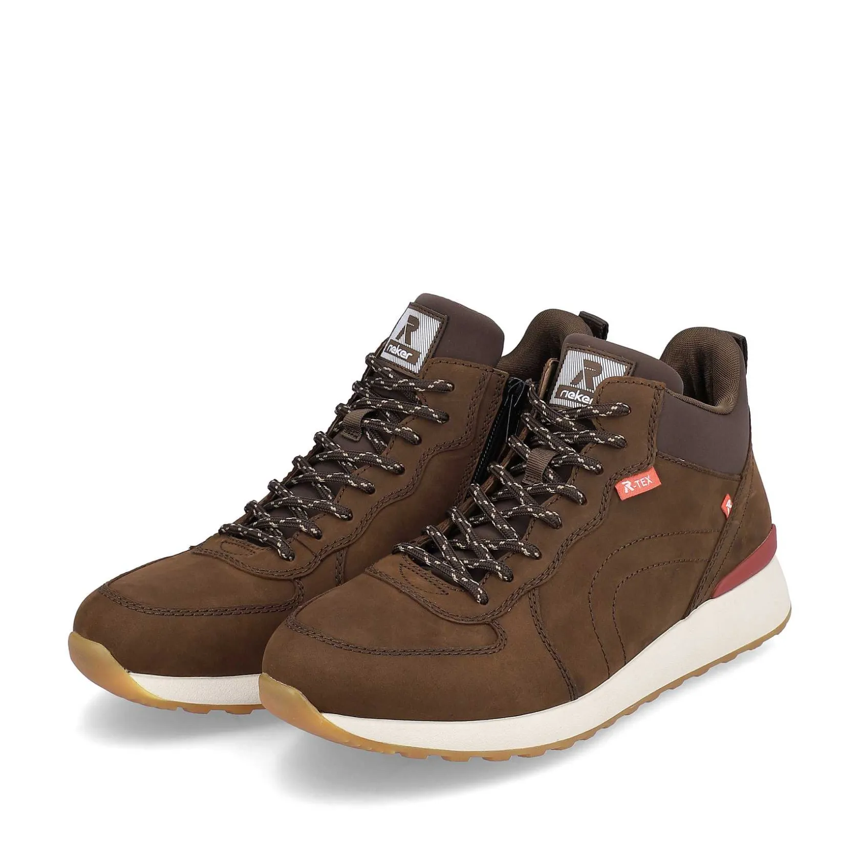 Rieker Sneakers-Men'S Sneaker High Wood Brown