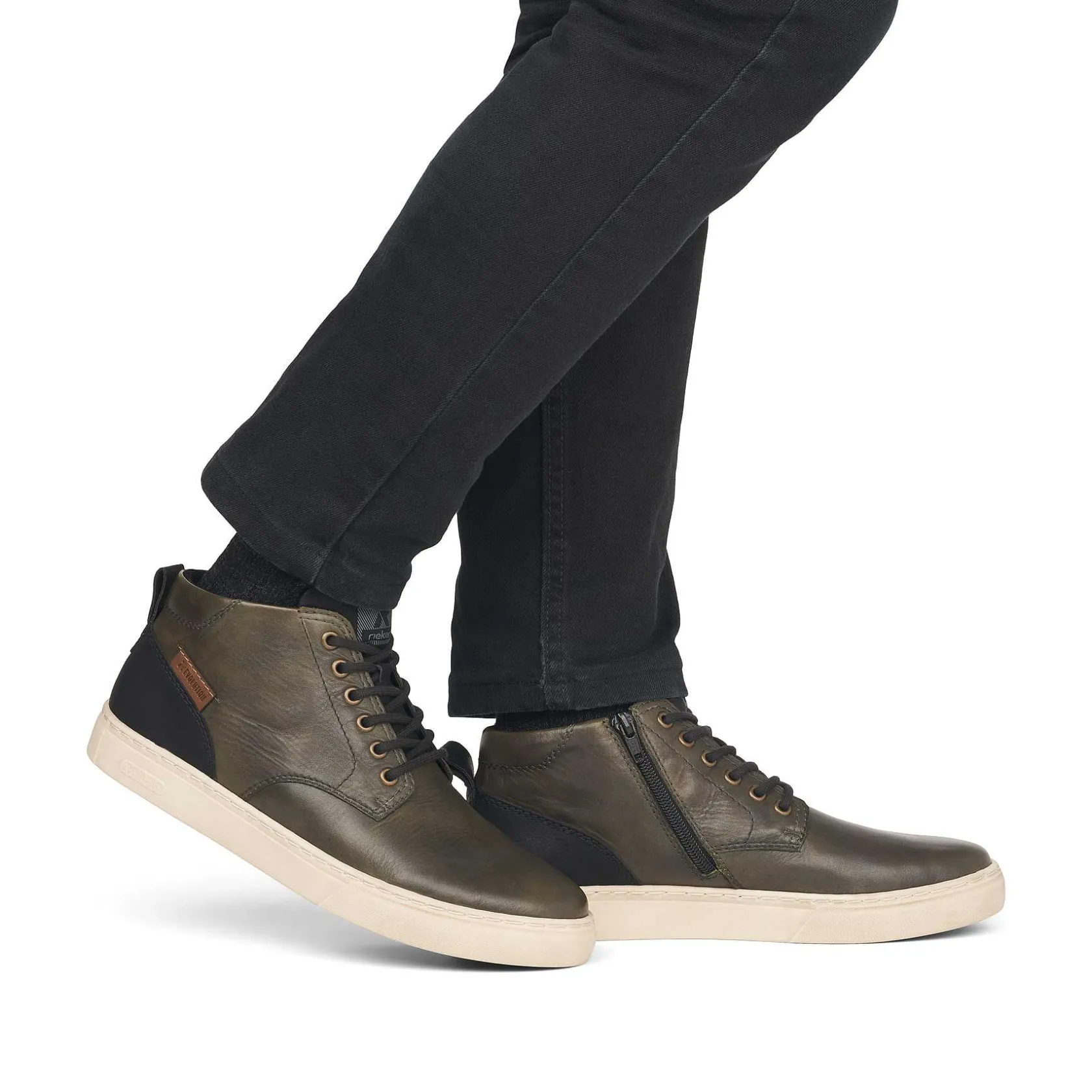 Rieker Sneakers-Men'S Sneaker High Quartz Grey