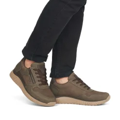 Rieker Sneakers-Men'S Sneaker Low Army Green-Olive Brown