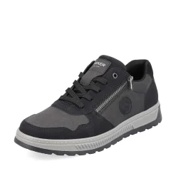 Rieker Sneakers-Men'S Sneaker Low Asphalt Black