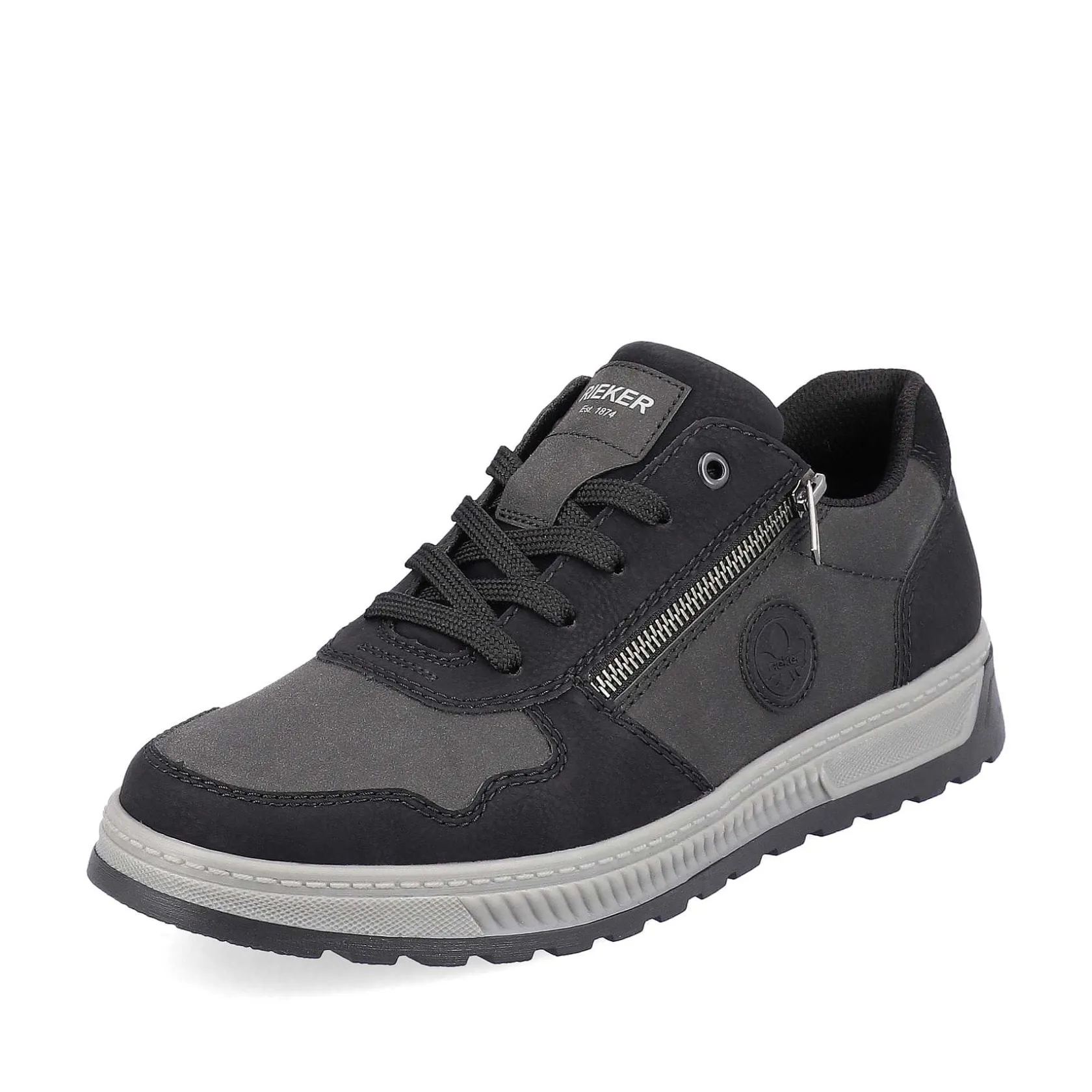 Rieker Sneakers-Men'S Sneaker Low Asphalt Black