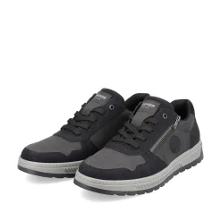 Rieker Sneakers-Men'S Sneaker Low Asphalt Black