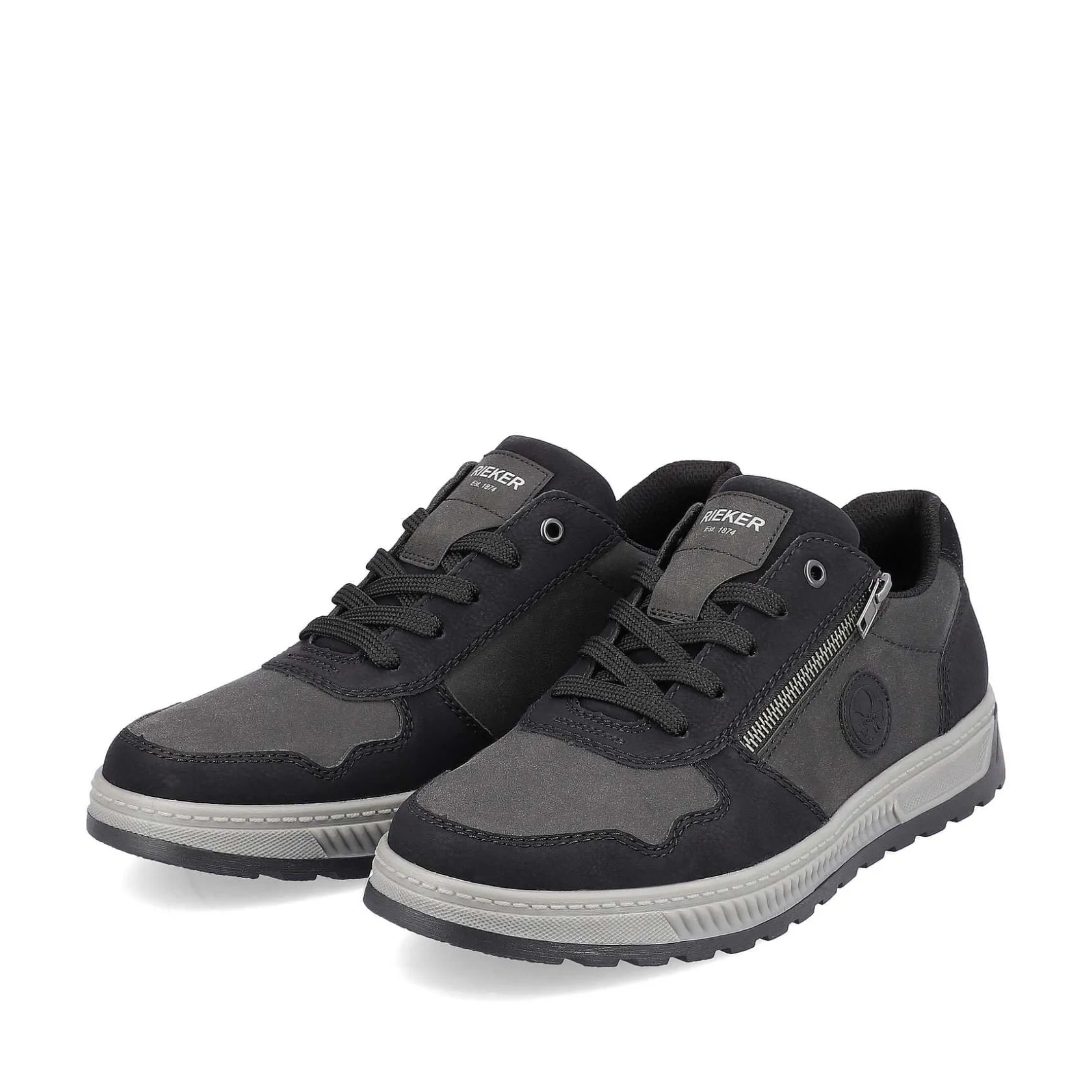 Rieker Sneakers-Men'S Sneaker Low Asphalt Black