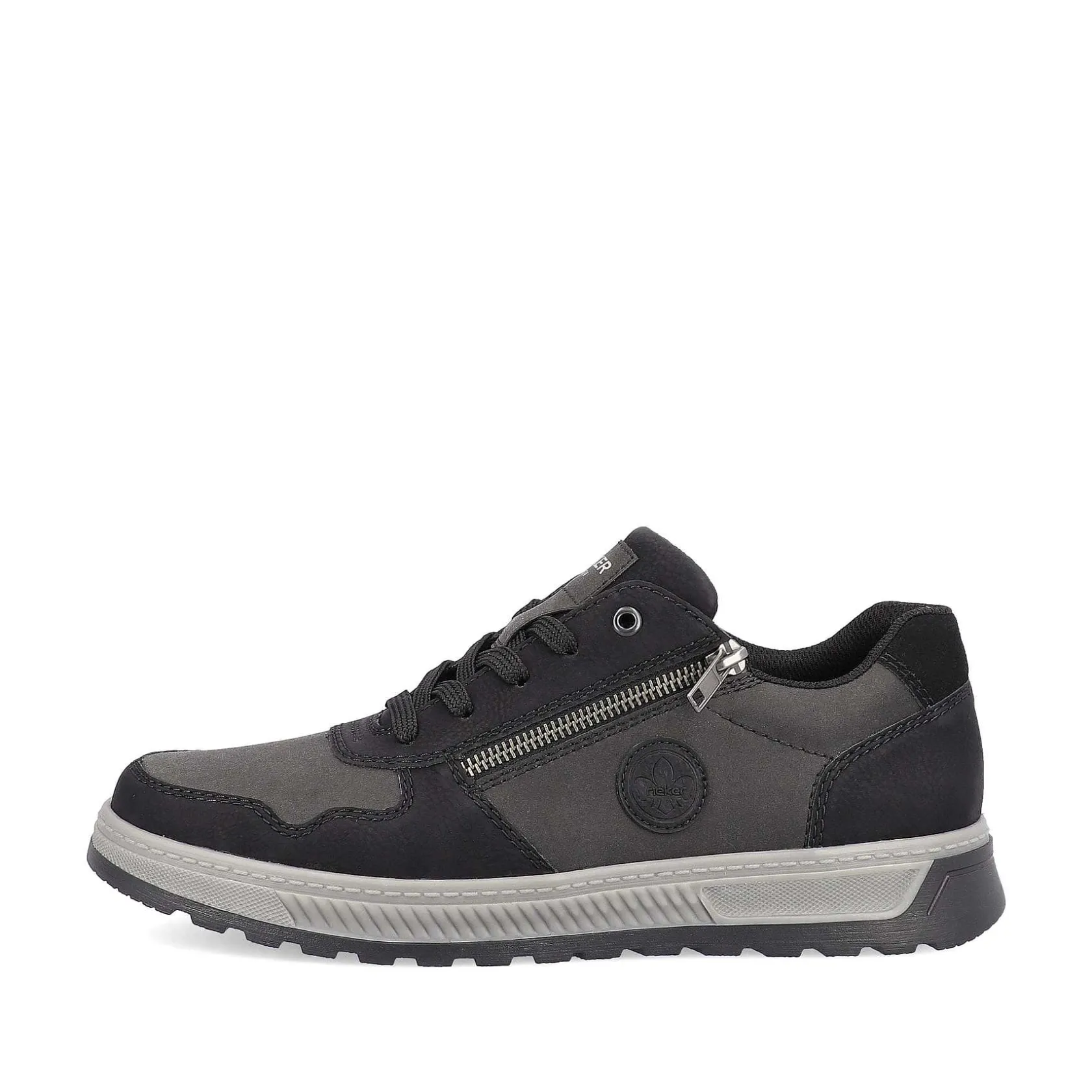 Rieker Sneakers-Men'S Sneaker Low Asphalt Black