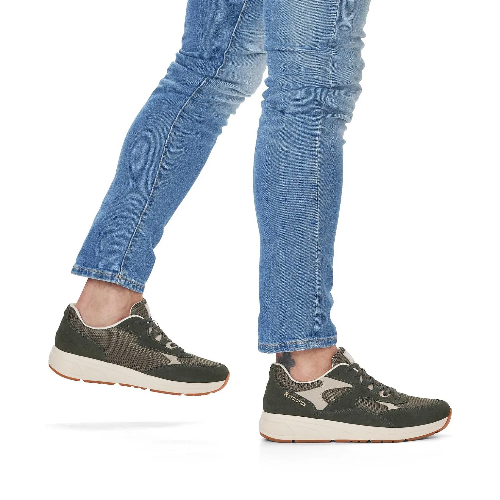 Rieker Sneakers-Men'S Sneaker Low Army Green