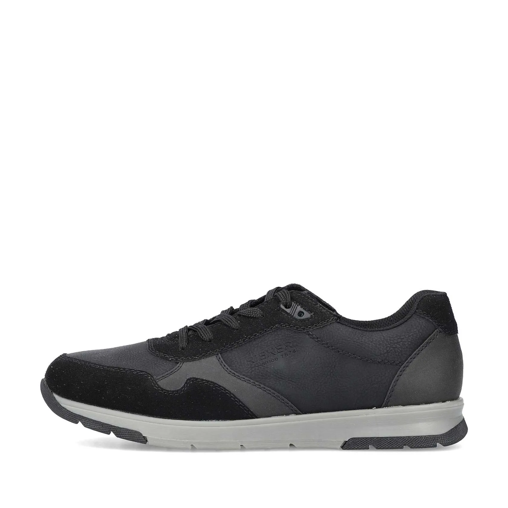 Rieker Sneakers-Men'S Sneaker Low Asphalt Black