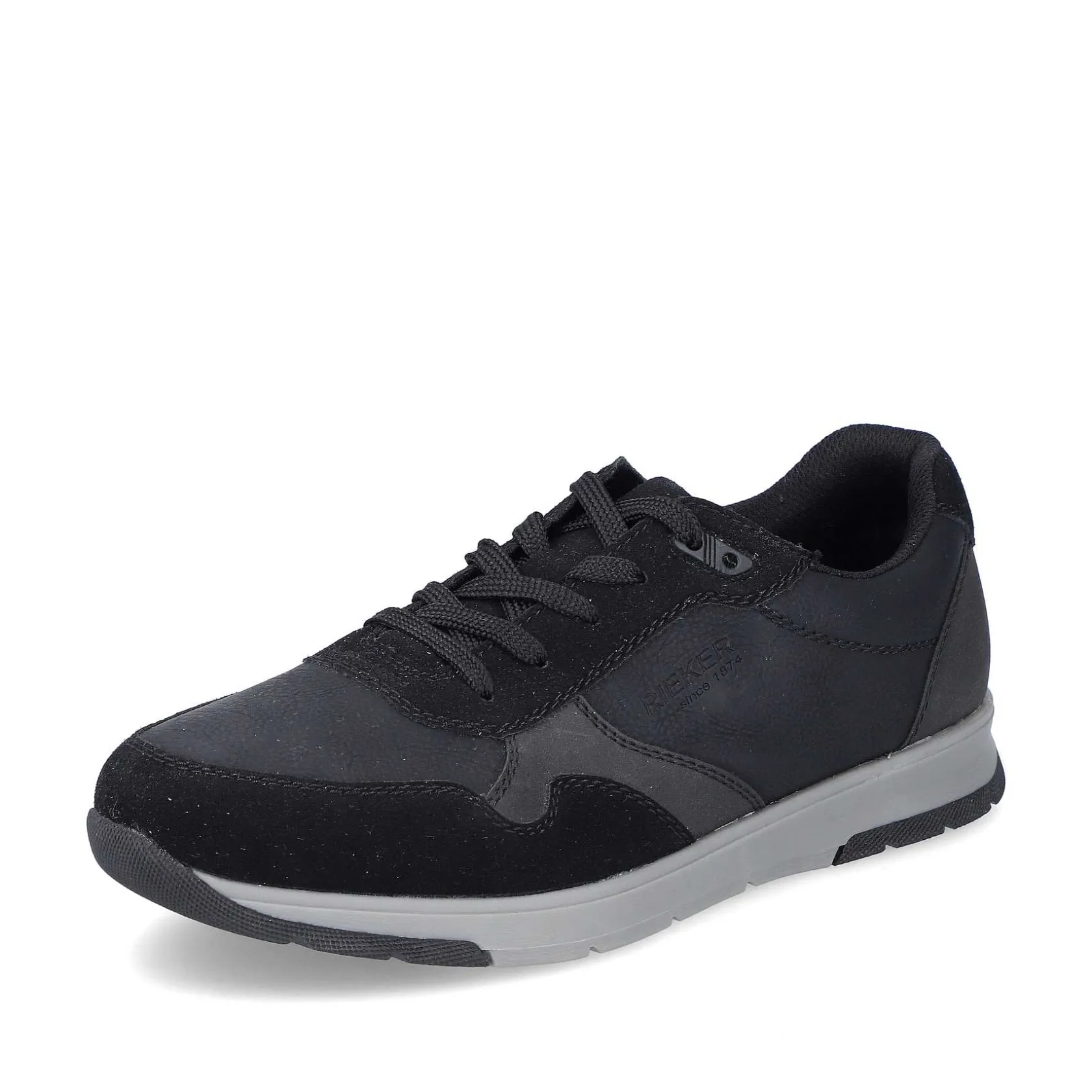Rieker Sneakers-Men'S Sneaker Low Asphalt Black