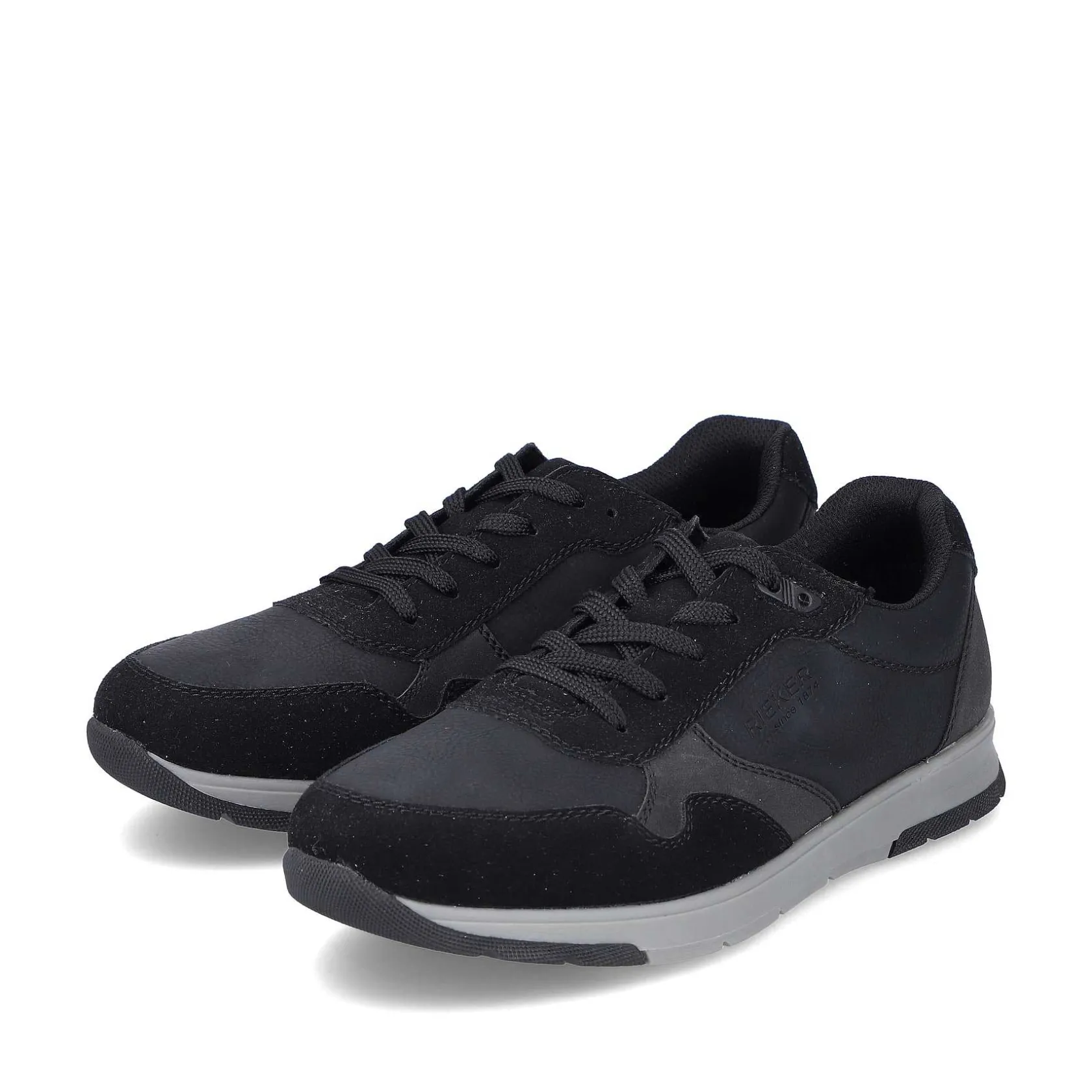 Rieker Sneakers-Men'S Sneaker Low Asphalt Black