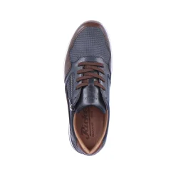 Rieker Sneakers-Men'S Sneaker Low Blue Gray