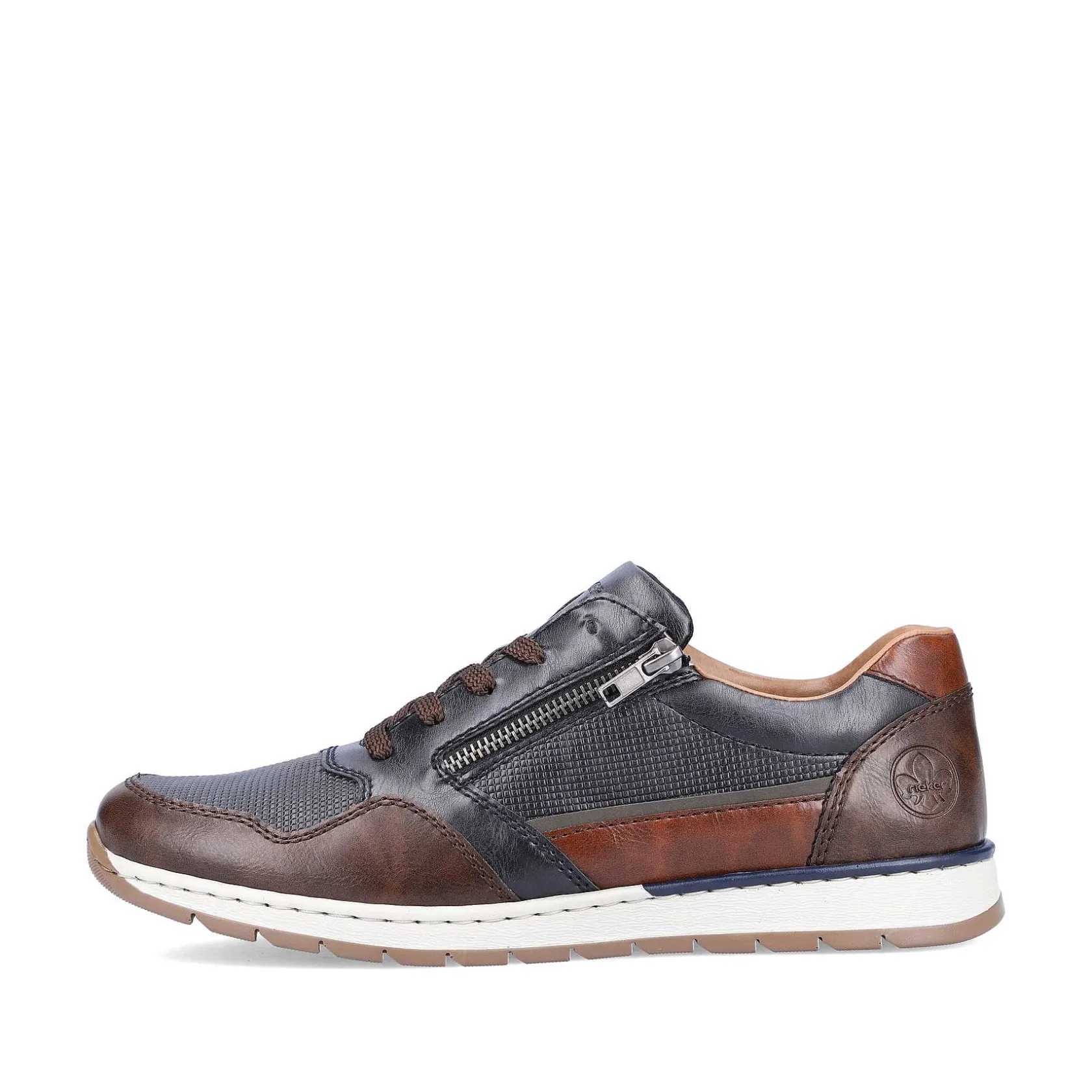Rieker Sneakers-Men'S Sneaker Low Blue Gray