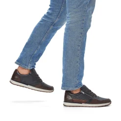Rieker Sneakers-Men'S Sneaker Low Blue Gray