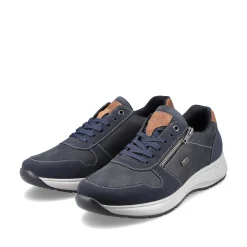 Rieker Sneakers-Men'S Sneaker Low Blue Gray