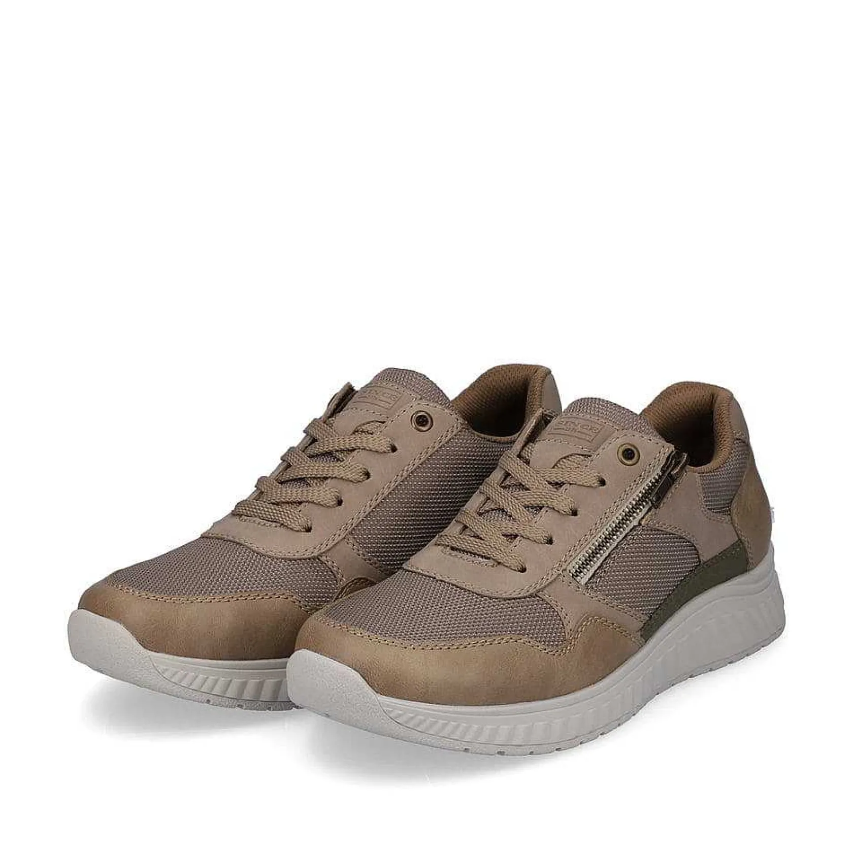 Rieker Sneakers-Men'S Sneaker Low Beige-Pure White