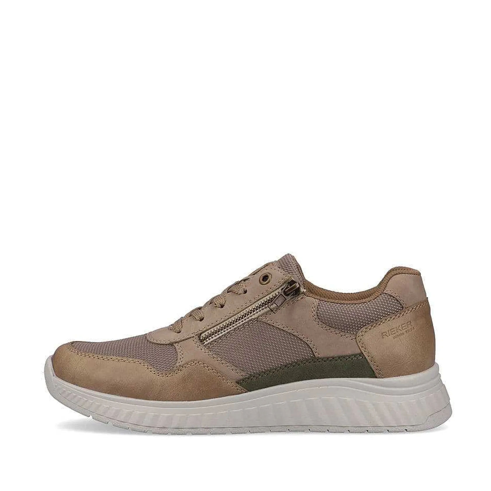 Rieker Sneakers-Men'S Sneaker Low Beige-Pure White