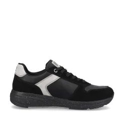 Rieker Sneakers-Men'S Sneaker Low Carbon-Black Silver-Grey