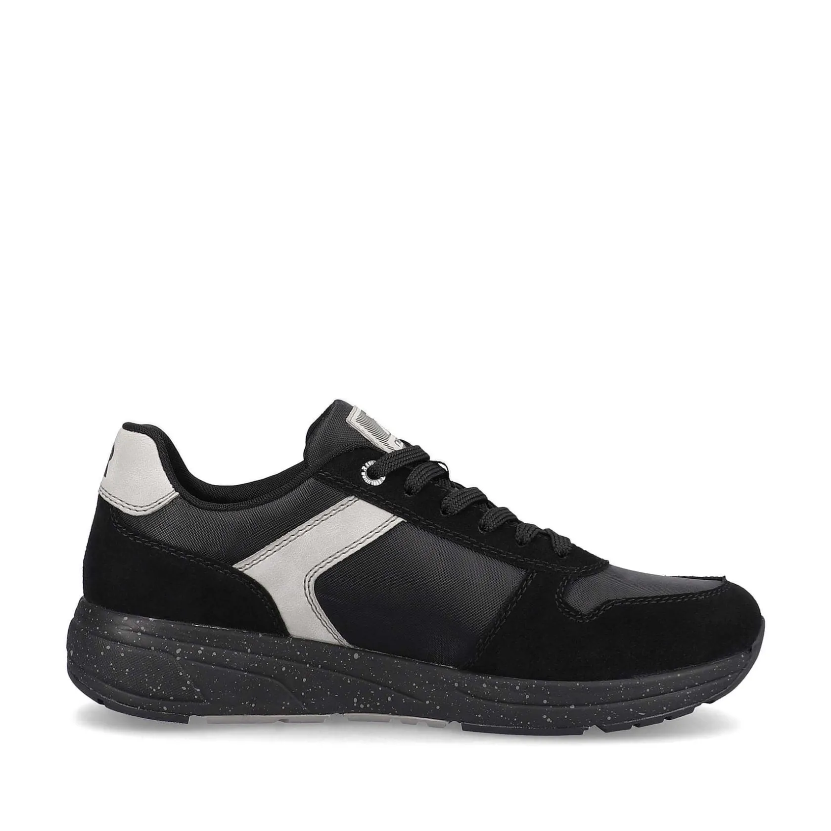 Rieker Sneakers-Men'S Sneaker Low Carbon-Black Silver-Grey