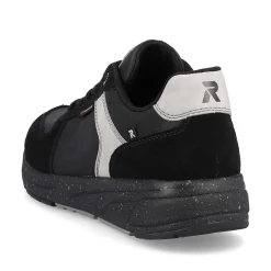 Rieker Sneakers-Men'S Sneaker Low Carbon-Black Silver-Grey