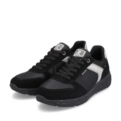 Rieker Sneakers-Men'S Sneaker Low Carbon-Black Silver-Grey