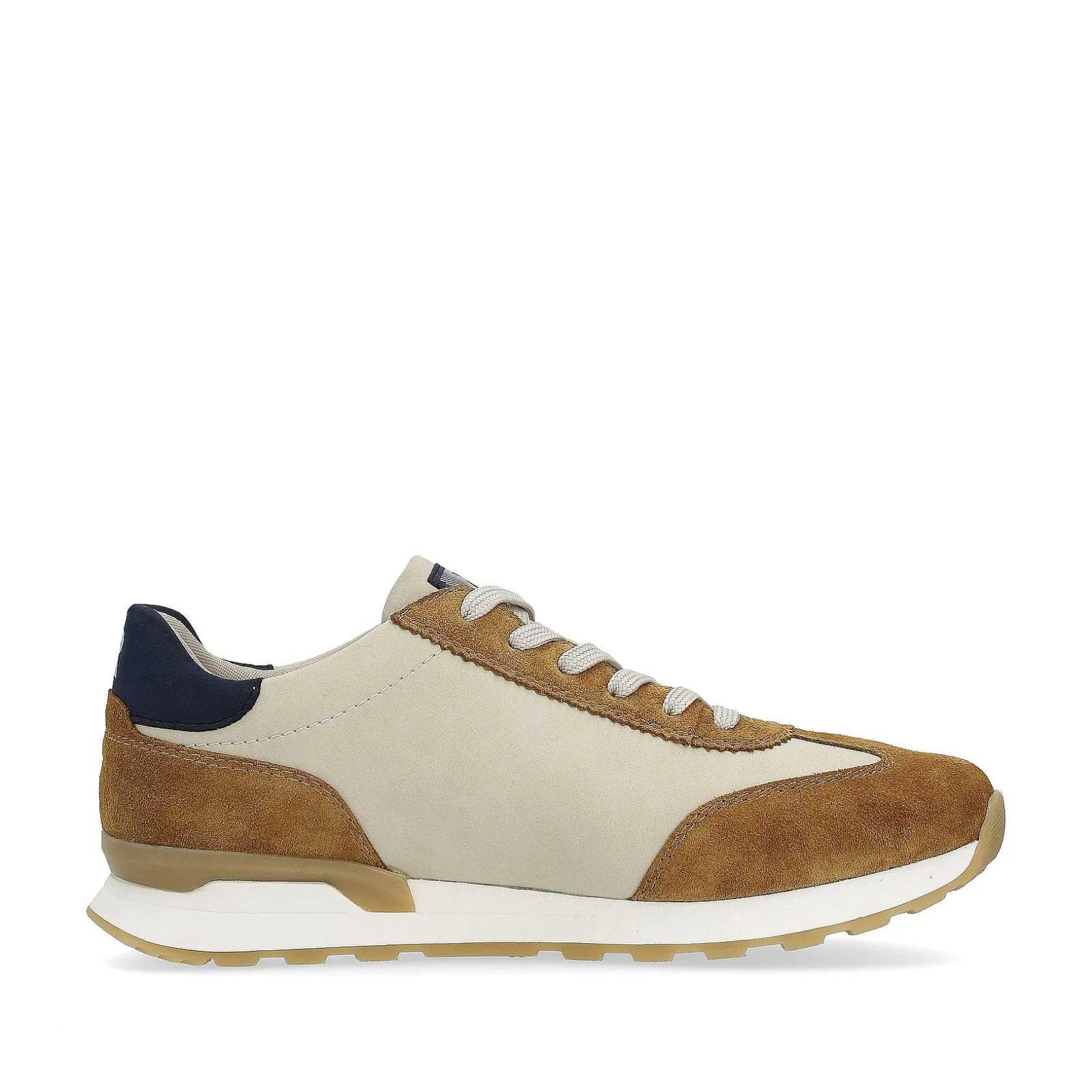 Rieker Sneakers-Men'S Sneaker Low Clay-Beige Nougat-Brown