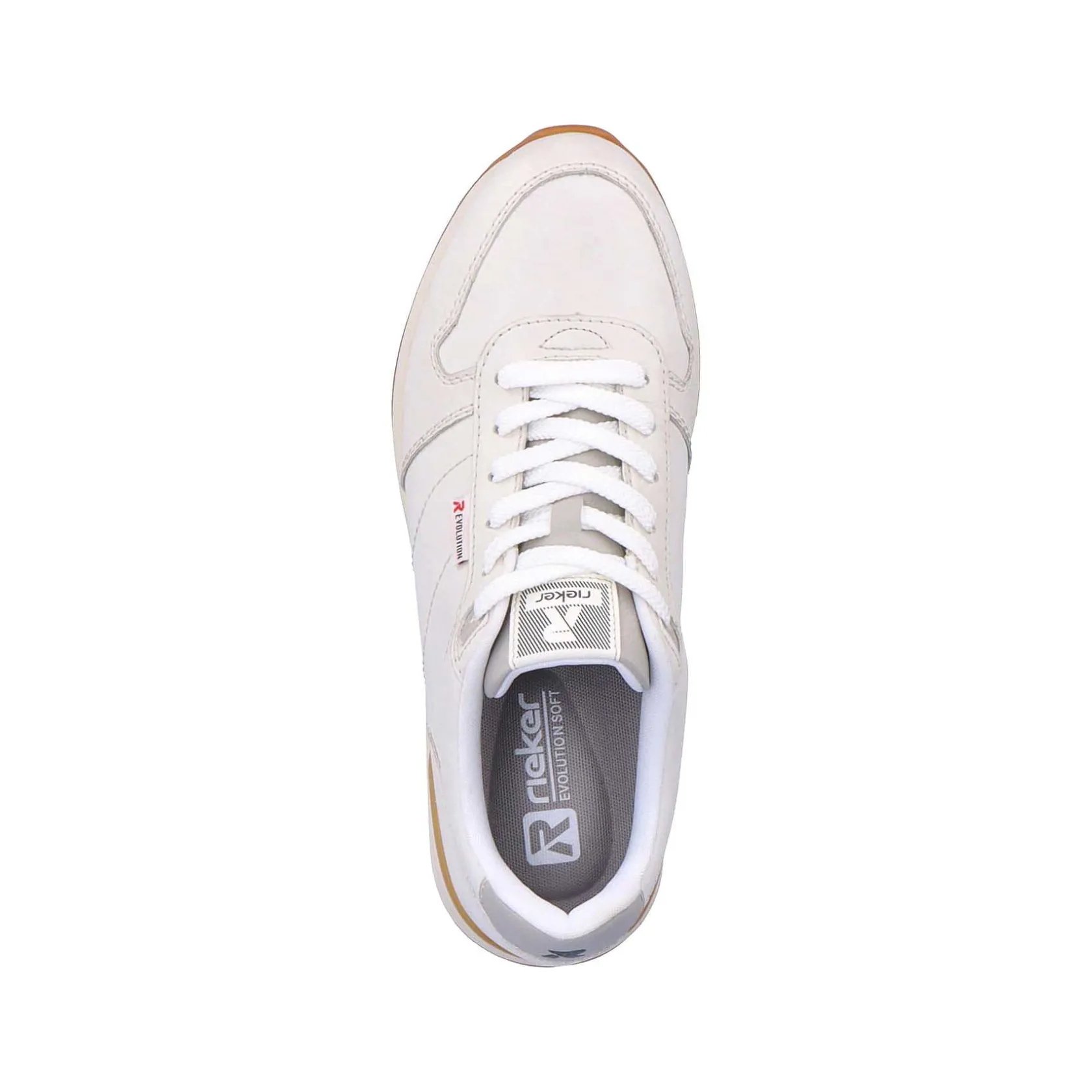 Rieker Sneakers-Men'S Sneaker Low Crystal White