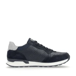 Rieker Sneakers-Men'S Sneaker Low Dark-Blue Dusty-Grey