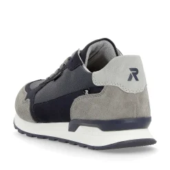 Rieker Sneakers-Men'S Sneaker Low Dark-Blue Graphite-Grey