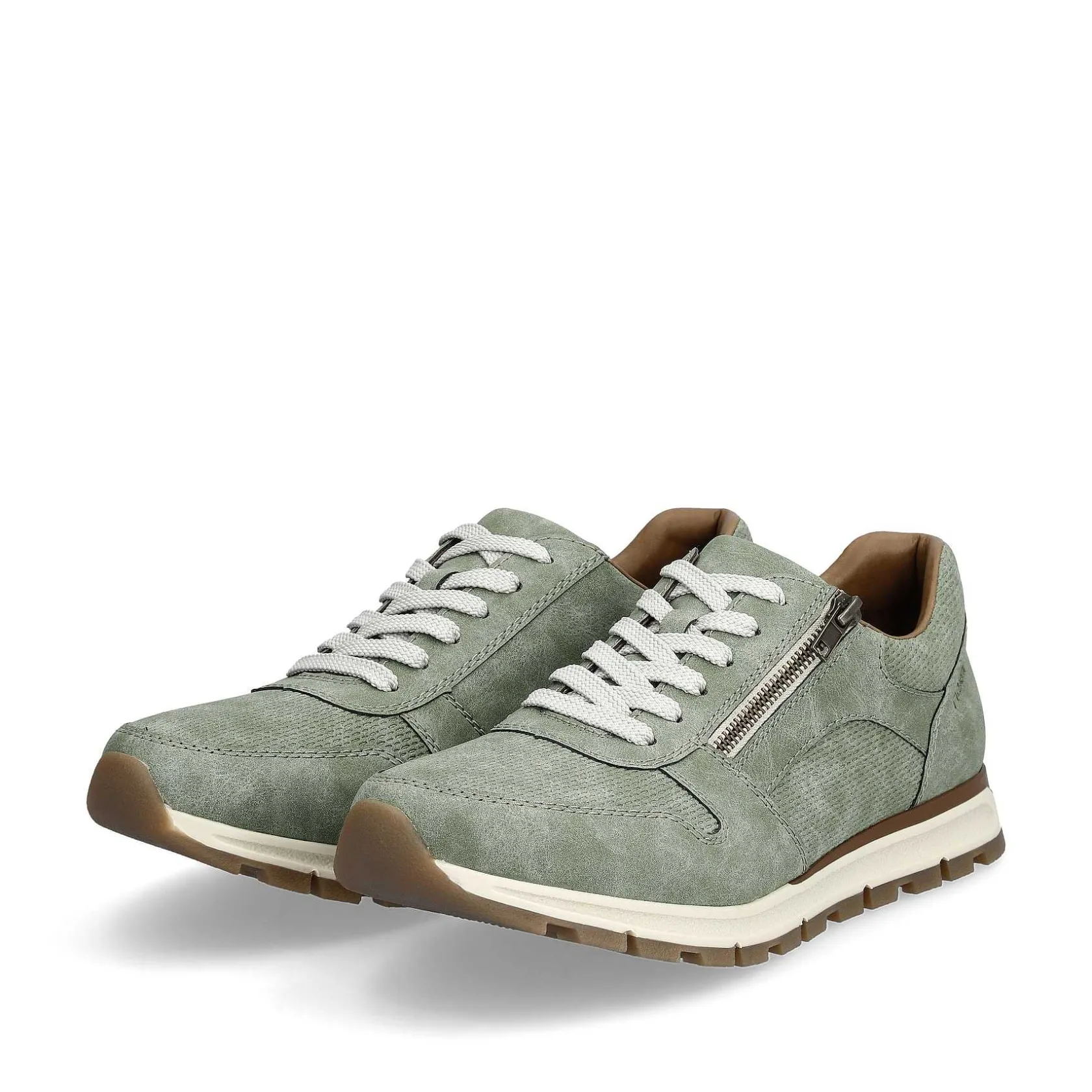 Rieker Sneakers-Men'S Sneaker Low Green Grey