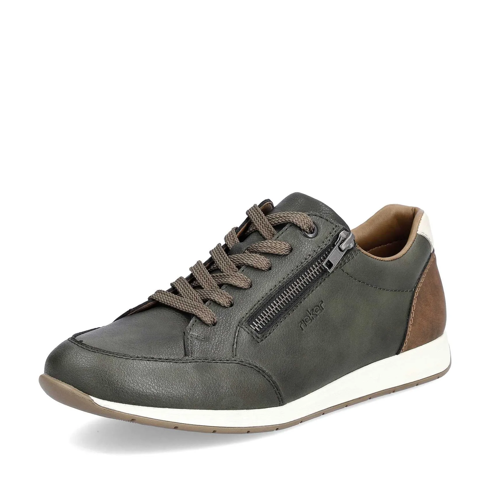 Rieker Sneakers-Men'S Sneaker Low Green Grey